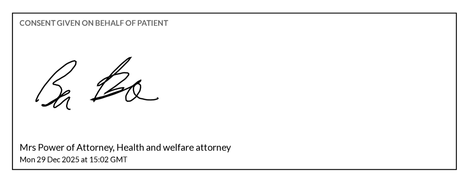 Consent Form 4 LPA Statements
