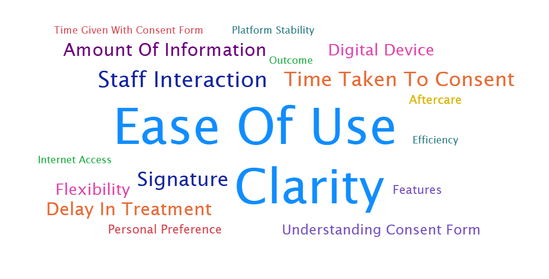 Word cloud from Dunsin's thematic analysis project